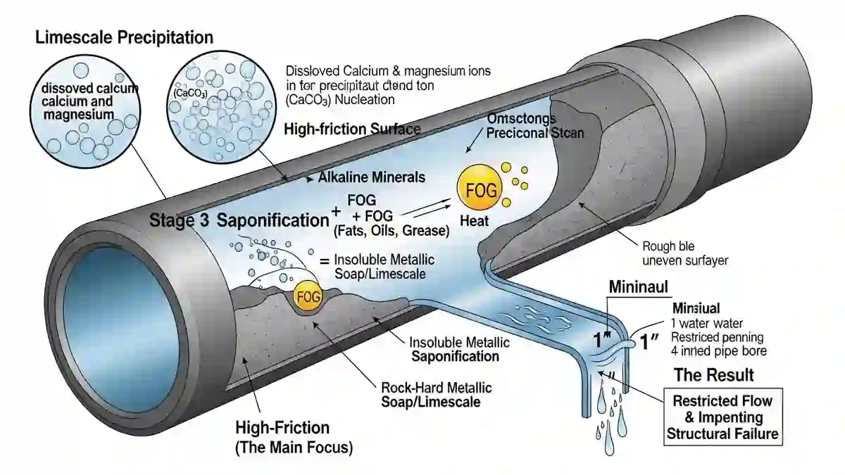 The Chemical and Mechanical Process of Hard Water Drain Failure